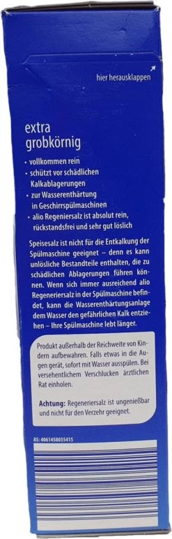 Vaatwaszout - Zout Vaatwasser - Zout Afwasmachine - Regenereerzout Vaatwasser - Onthardingszout Vaatwasser - 2 Kg -Afwasgereedschap Winkel 384x1200