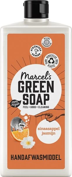 Marcel's Green Soap Afwasmiddel Sinaasappel & Jasmijn - 500 Ml -Afwasgereedschap Winkel 491x1200