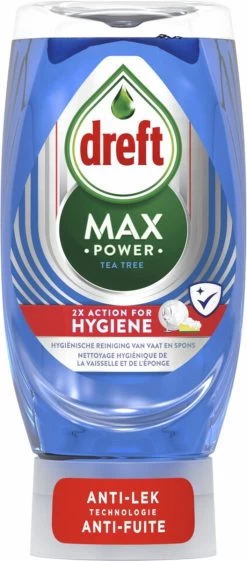 8x Dreft Max Power Afwasmiddel Extra Hygiëne 370 Ml -Afwasgereedschap Winkel 528x1200 1