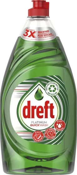 Dreft Platinum Quickwash Original - Vloeibaar Afwasmiddel - Tot 3x Sneller Schoonmaken Van Het Vet - Voordeelverpakking 8 X 780ml -Afwasgereedschap Winkel 529x1200