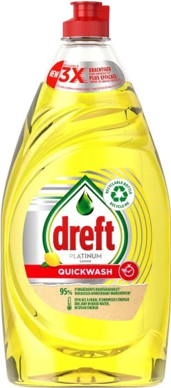Dreft Platinum - Quickwash - Citroen - Vloeibaar Afwasmiddel - Voordeelverpakking 8 X 780 Ml -Afwasgereedschap Winkel 529x1200 3