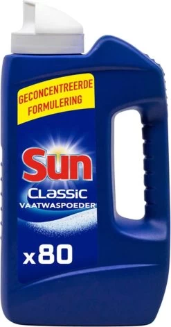 SUN® Sun Vaatwaspoeder 1,36KG - 80 Wasbeurten -Afwasgereedschap Winkel 629x1200