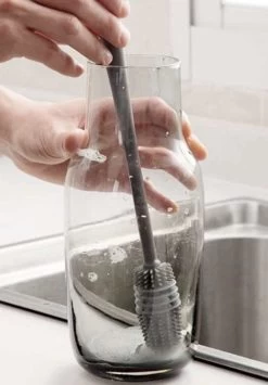 Merkloos Afwasborstel Voor Lange Glazen - Siliconenborstel Lange Glazen - Baby Flessenborstel - Duurzame Afwasborstel - Siliconen Afwasborstel -Afwasgereedschap Winkel 834x1200