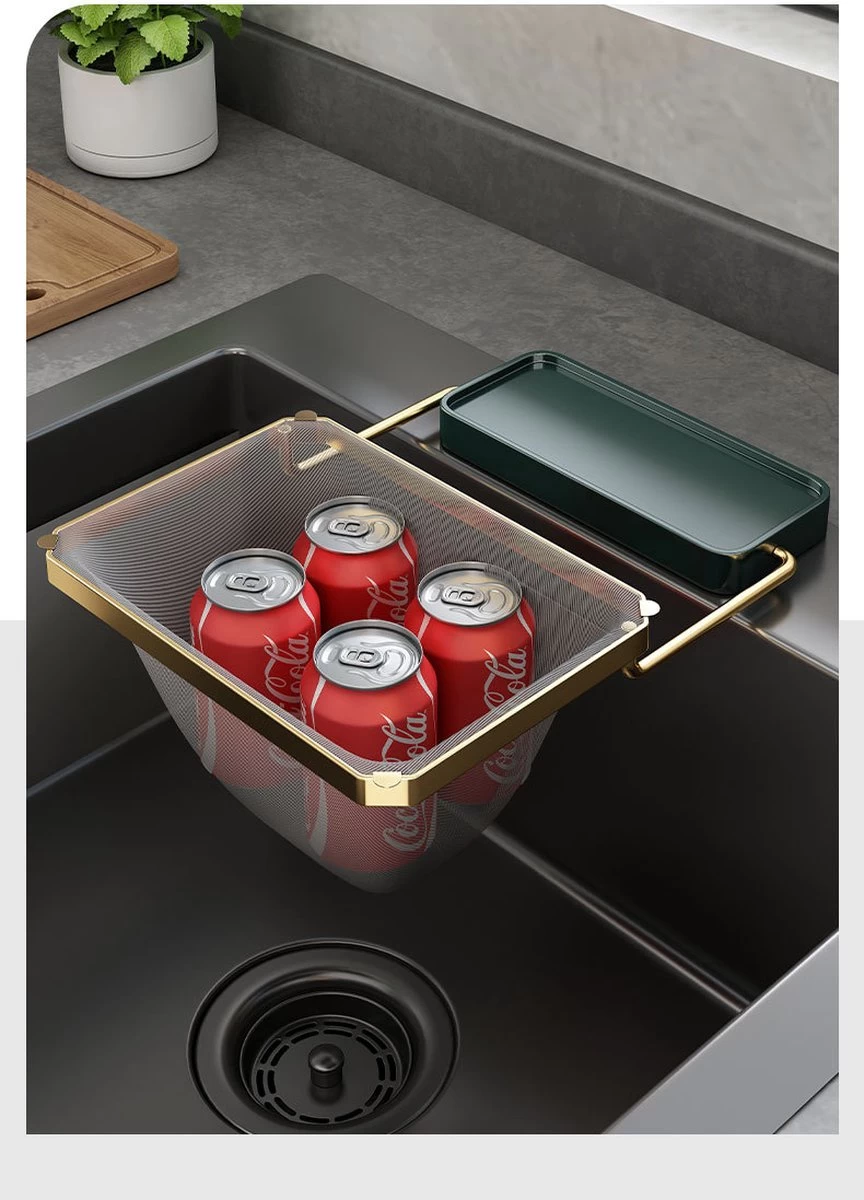 Merkloos Gootsteen Organizer - Gootsteen Afval Netje - Gootsteenontstopper -Gootsteen Zeef Netto- Sink Filter Rack Anti-Blokkeren Wegwerp-Fijne Mesh Filter Aanrecht Zeef Mesh Tas Voor Keuken- Spoelbak - Incl. 50 Netjes 2 Merkloos Gootsteen Organizer - Gootsteen Afval Netje - Gootsteenontstopper -Gootsteen Zeef Netto- Sink Filter Rack Anti-Blokkeren Wegwerp-Fijne Mesh Filter Aanrecht Zeef Mesh Tas Voor Keuken- Spoelbak - Incl. 50 Netjes