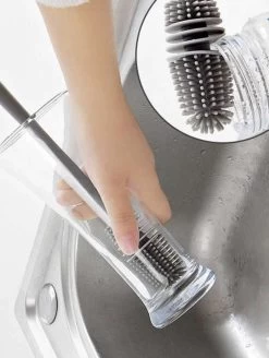 Merkloos Afwasborstel Voor Lange Glazen - Siliconenborstel Lange Glazen - Baby Flessenborstel - Duurzame Afwasborstel - Siliconen Afwasborstel -Afwasgereedschap Winkel 905x1200