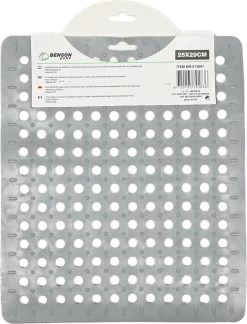 Merkloos Gootsteenmat PVC Vierkant Grijs 28 Cm 9 Merkloos Gootsteenmat PVC Vierkant Grijs 28 Cm -Afwasgereedschap Winkel 916x1200 1