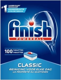 Finish Classic Regular Vaatwastabletten - 100 Stuks 13 Finish Classic Regular Vaatwastabletten - 100 Stuks -Afwasgereedschap Winkel 917x1200
