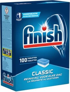 Finish Classic Regular Vaatwastabletten - 100 Stuks 11 Finish Classic Regular Vaatwastabletten - 100 Stuks -Afwasgereedschap Winkel 918x1200