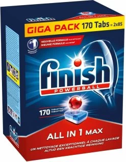 Finish All In 1 Max Regular - Vaatwastabletten - 170 Stuks - Voordeelpak -Afwasgereedschap Winkel 931x1200 1